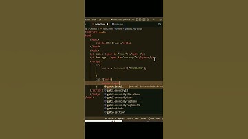 uri error | encode uri | catch | JS Exception Handling | error | error boject | javascript #shorts