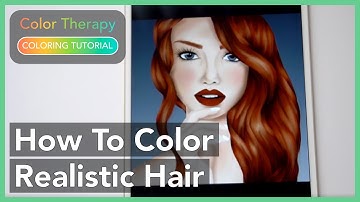 Coloring Tutorial: How to Color Hyper Realistic Hair with Color Therapy App