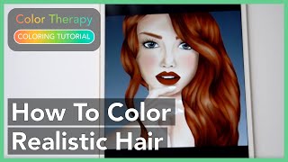 Coloring Tutorial: How to Color Hyper Realistic Hair with Color Therapy App screenshot 5