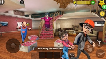 troll Miss T so funny everyday in Scary Teacher 3D (android, ios) part 1239