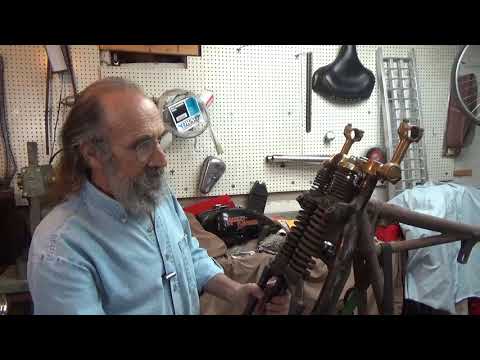 The VL Front End Is Now On the 1940 Harley Project Bike! - YouTube
