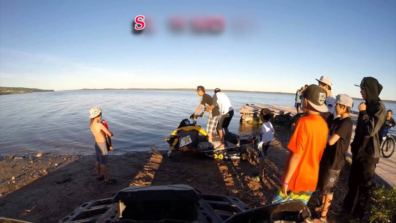 Water Skipping With A Ski Doo YouTube