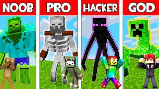 MINI GAME : CUỘC CHIẾN QUÁI VẬT MINECRAFT ** NOOB TEAM TRỞ THÀNH NHỮNG CON QUÁI VẬT MẠNH NHẤT ??