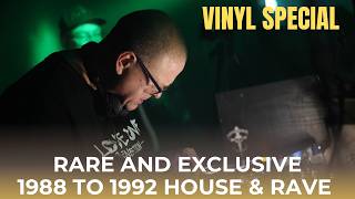 Rare & Exclusive Vinyl Gems! | 88 to 91 Acid,  House & Underground Rave! | Billy Daniel Bunter Live
