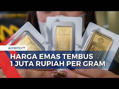 Harga Emas Antam Naik, Tembus Hingga 1 Juta Rupiah per Gramnya!