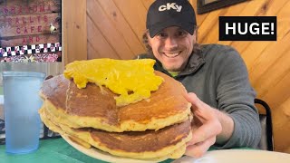 ONLY TWO PEOPLE HAVE FINISHED THIS OVERSIZED BREAKFAST CHALLENGE