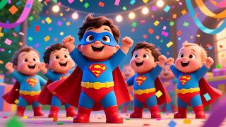 Super Kids Squad 🦸 | Fun Team Adventure Song for Kids | Playful Nursery Rhyme