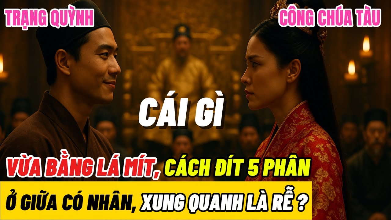 Công chúa tung câu đố “khó đỡ”, Trạng Quỳnh bình tĩnh đáp khiến cả triều ngã ngửa!