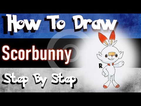 How To Draw Scorbunny Step By Step - YouTube