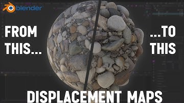 How to Use Displacement Maps in Blender In 1 Minute! | Blender Tutorial