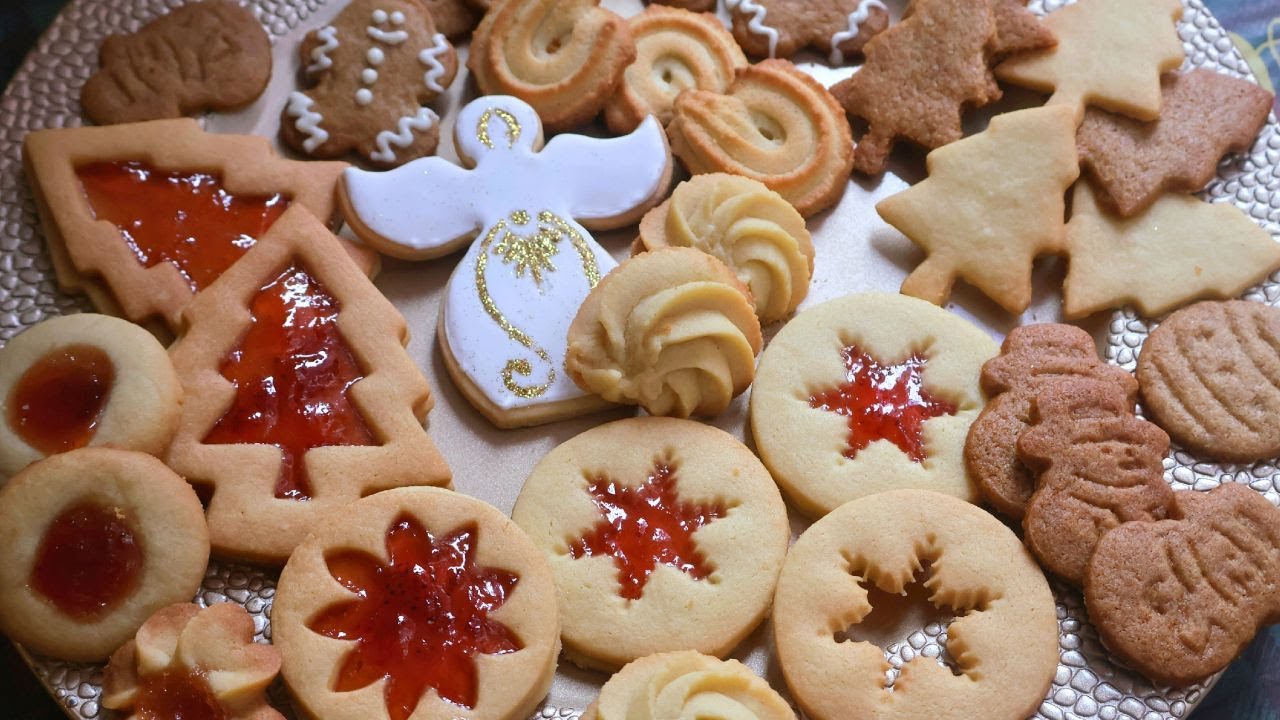 UNA MASA VARIAS GALLETAS | Galletas de mantequilla, galletas de jengibre, galletas para icing...