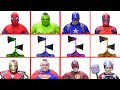 Superheroes And Color Team Siren Heads Movie 