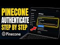 How to authenticate with Pinecone for managing AI vector indexes - Step By Step