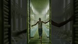 Old Man Builds Luxury Bamboo Tiger House 🐅 | Cinematic Survival Story #shorts #trending #edit