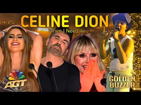 Golden Buzzer : The Best Performance This Man Sing "When I Need You - Celine Dion On AGT Auditions