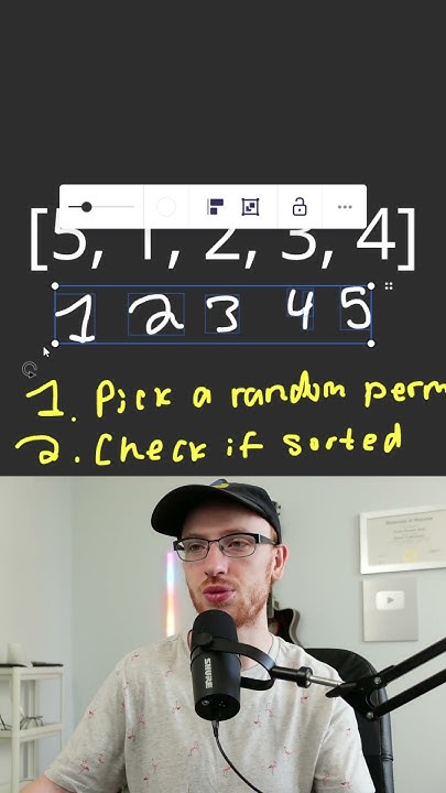 The Sorting Algorithm That Never Ends! (Bogo Sort?) - YouTube