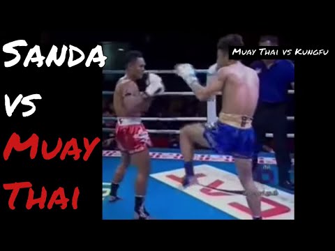 Sanda Kung Fu Champion vs Muay Thai Champion ft. Saenchai
