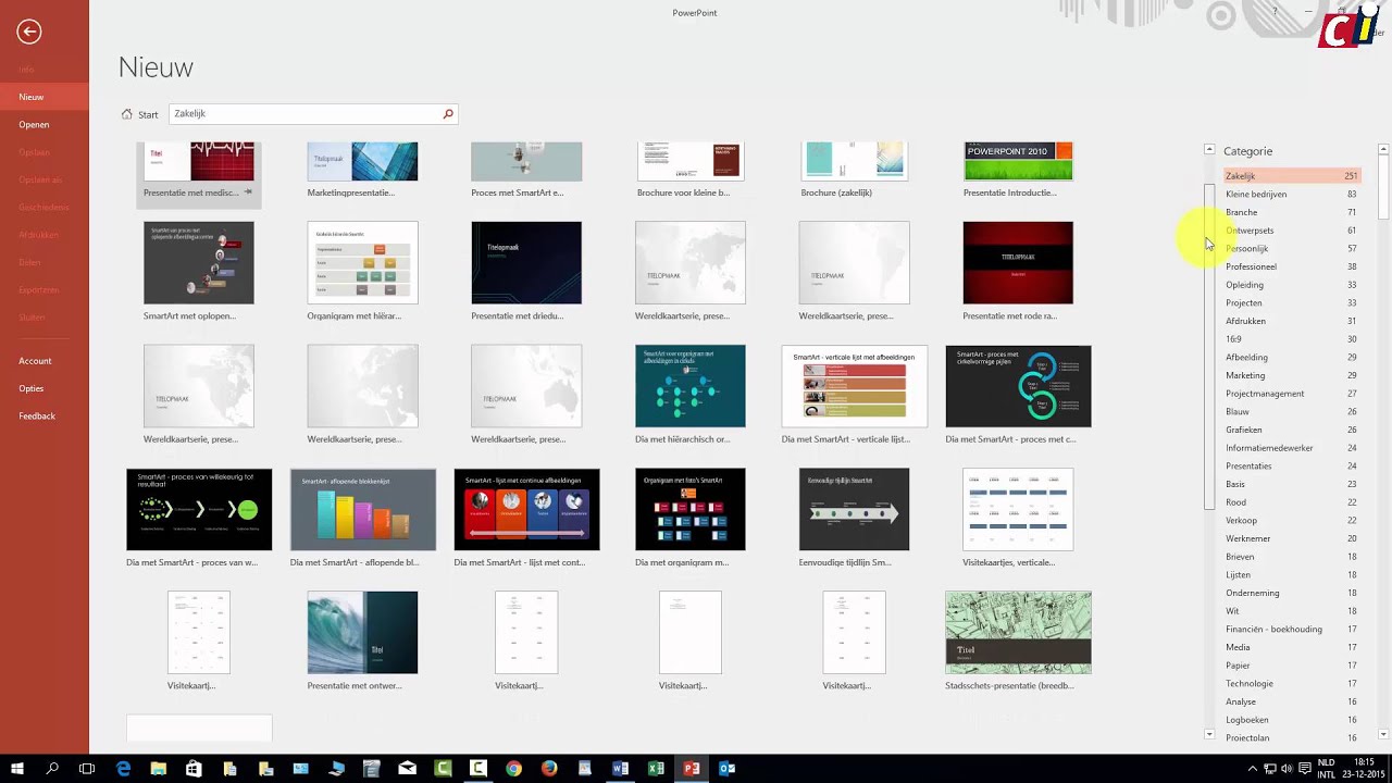 Sjablonen En Thema'S In Powerpoint Maken - Youtube