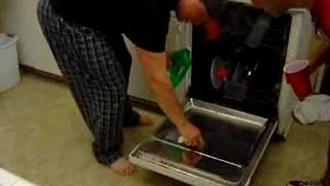 How to power-on the Dishwasher