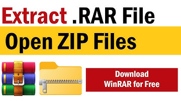 Hoe een RAR-bestand uitpakken in Windows 10 en 11 | Hoe ZIP-bestanden openen | Hoe WinRAR downloaden