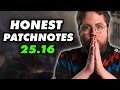 VIEL LICHT UND SCHATTEN! | HONEST PATCHNOTES 25.16