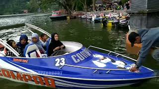 COMPAQ BY MDR SPEEDBOAT TERKEREN DAN TERCEPAT DI WISATA TELAGA NGEBEL