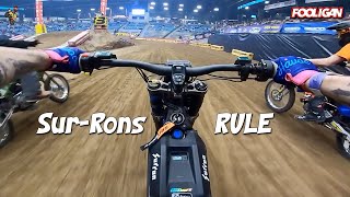 "Those are badass!" | Sur-Ron vs. Snow | Racing Ronnie Mac screenshot 1