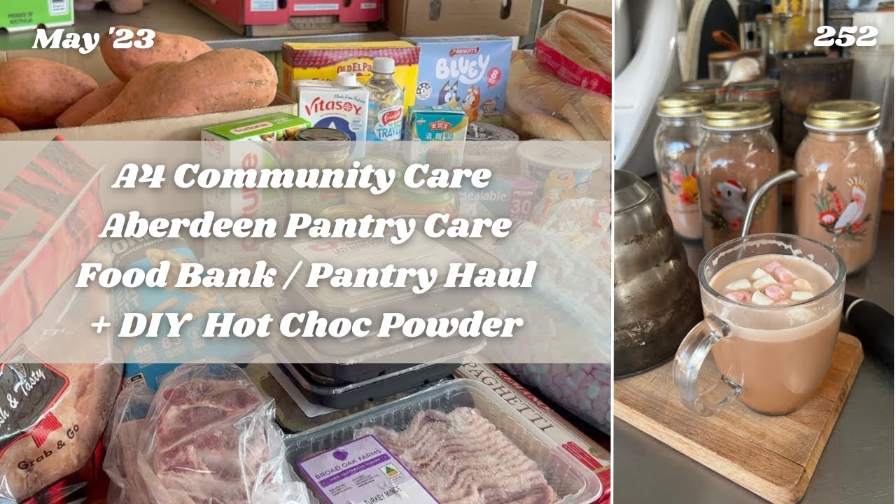 A4 Community / Aberdeen Pantry Food Bank Haul DIY Hot Chocolate