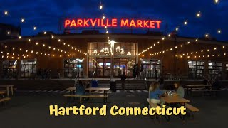 Connecticut's First Food Hall * Parkville Market Hartford * Walk Thru Hartford Ct.  4K Travel Video