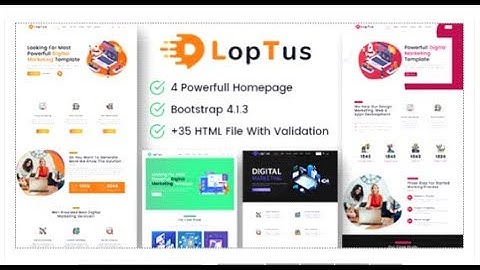 Loptus - Digital Marketing Agency Responsive HTML5 Template | Themeforest Templates