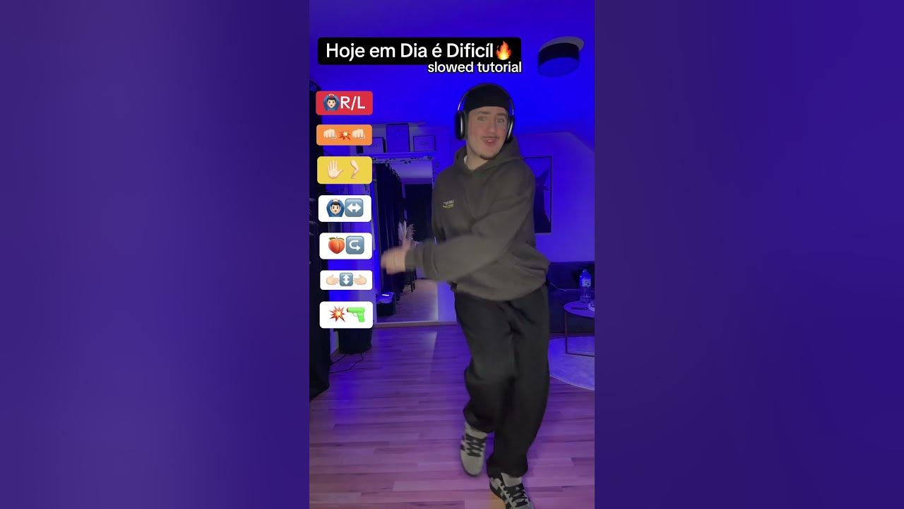 Hoje em Dia é Dificíl - Slowed tutorial 💥 #dance #foryou #tutorial