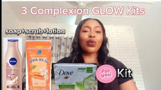 The Best Cheap Complexion kits for Glowing Skin |Dark, Caramel, Fair Skine tones.