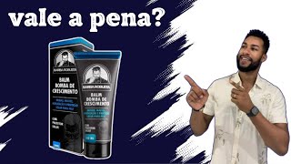 Testei o balm bomba de crescimento da barba robusta!