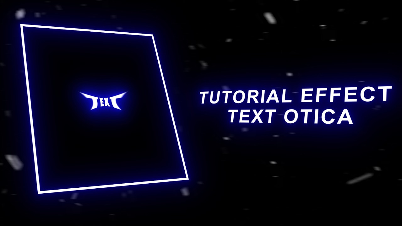 Tutorial Effect Text Otica | Tutorial After Effects