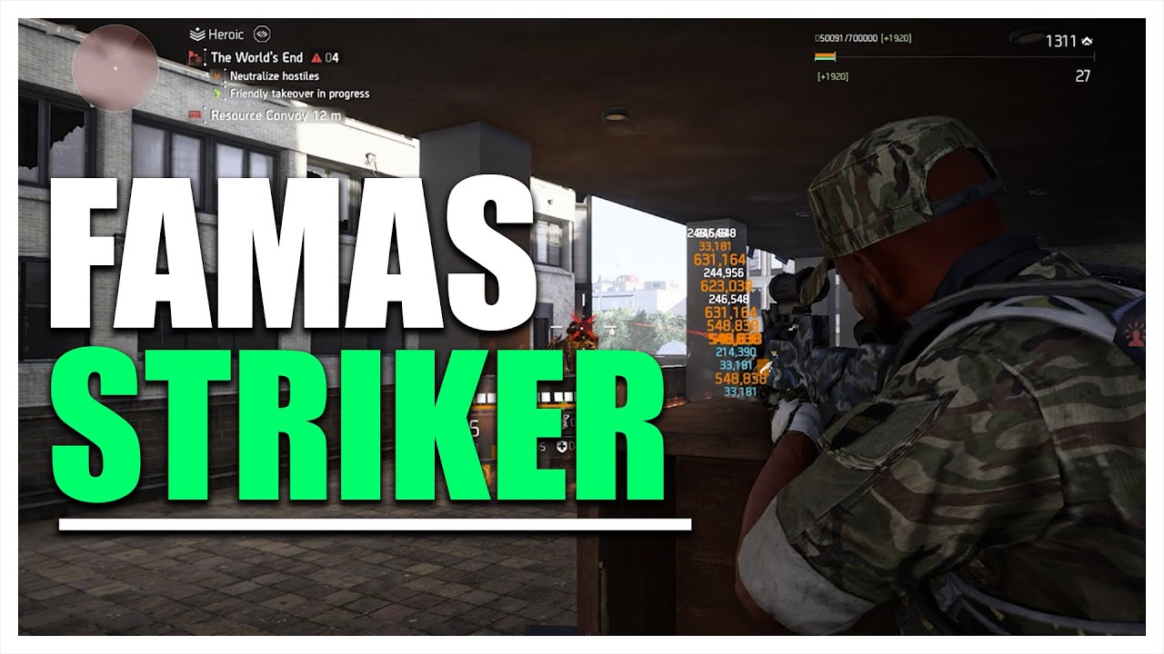STRIKER FAMAS BUILD - Division 2. - YouTube