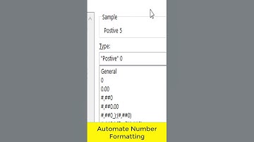 Automate Number Formatting Pattern in Micosoft Excel #shorts #exceltricks