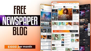 How to Make a Newspaper / Magazine Blog Website for FREE ~ WordPress Blog & Google AdSense 2025