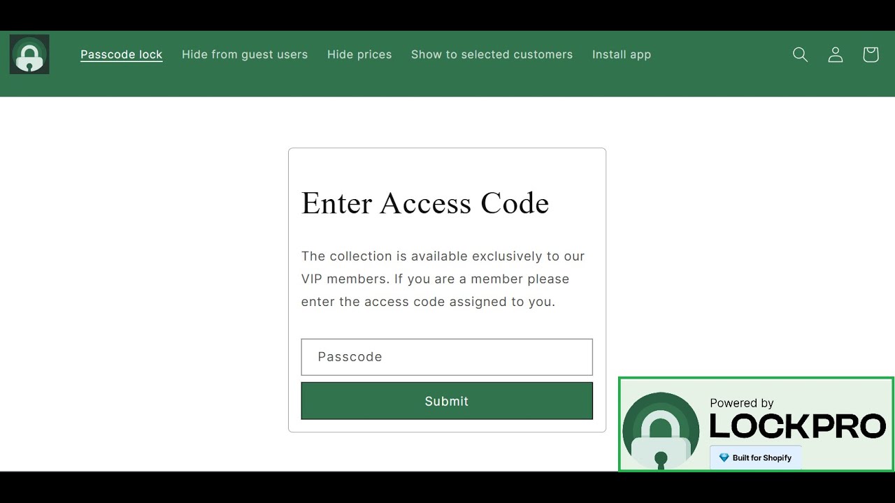 How to Add a Passcode Lock Page to Your Shopify Store | Easy Tutorial + Customization & Analytics 🔒
