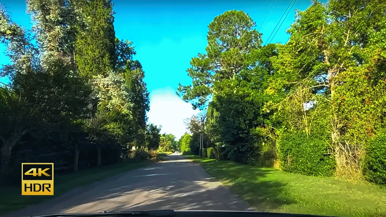 Relaxing Drive in Argentina around Exaltación de la Cruz, Buenos Aires - 4K HDR