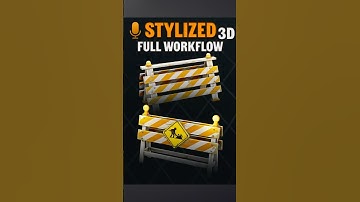 The FULL Game Asset Creation Workflow #Blender #SubstancePainter #3DModeling #StylizedArt #GameAsset