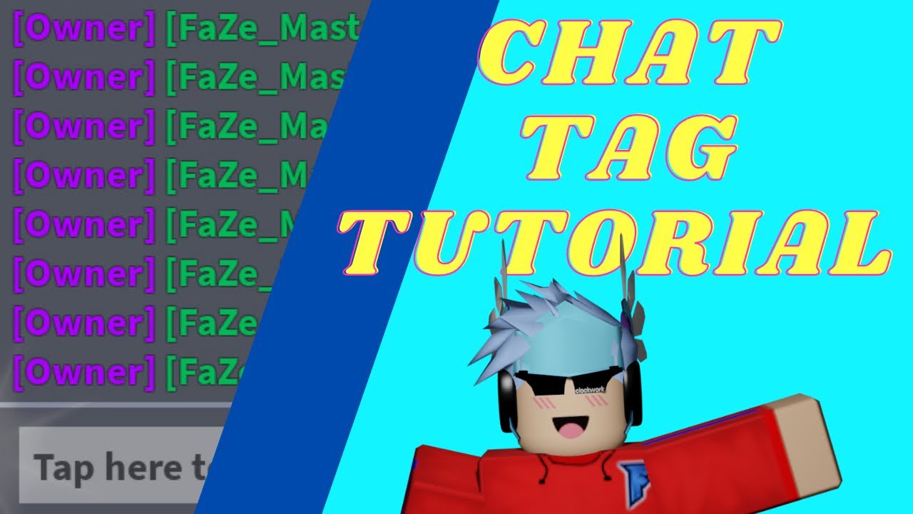 How To Make Chat Tags Roblox Studio 2020 Youtube