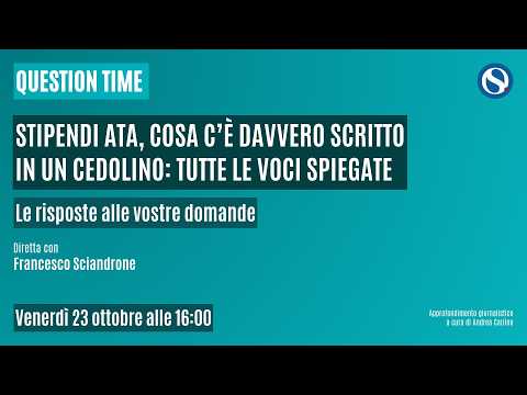 Video Stipendi ATA, cosa cè davvero scritto in un cedolino: tutte le voci spiegate