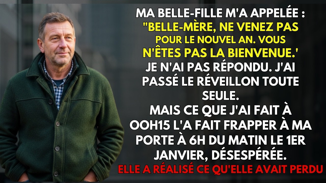 Tu N'es Pas Bienvenue Au Nouvel An , Dit Ma Bru    Ce Que J'ai Fait À 00h15    À 6h Elle Suppliai
