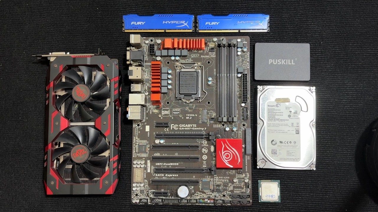 I7 4770 + RX 580 8GB Gaming PC Build - YouTube
