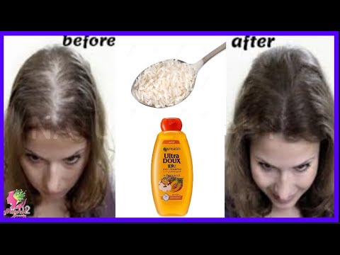 Put a spoonful of rice in your shampoo and your hair will stop falling out instantly