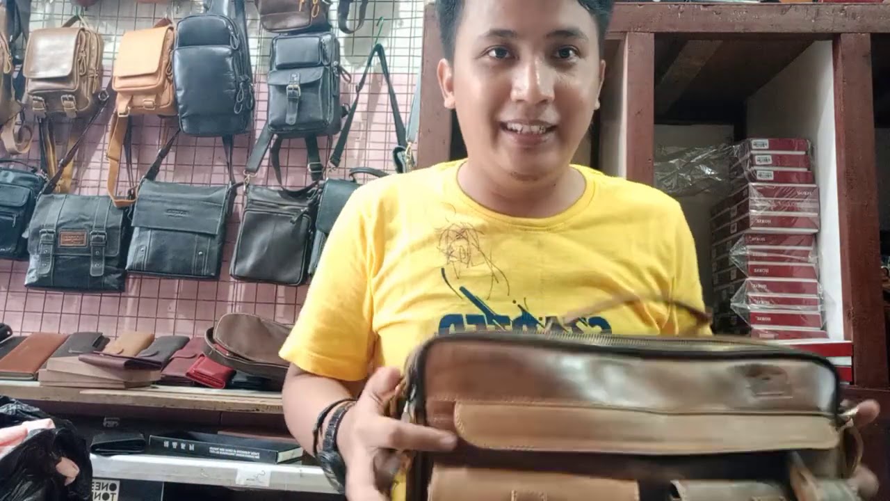 Tas kulit asli produk lokal garut YouTube