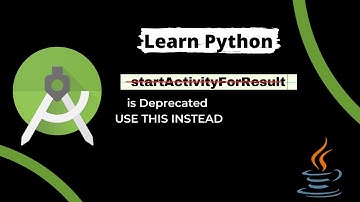 Start Activity for Result & On Activity Result methods Deprecated Android