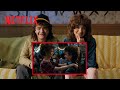 Gaten Matarazzo & Natalia Dyer React to Iconic Snowball Dance Scene in Stranger Things 🎥