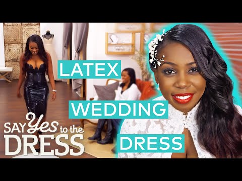 Who Would Want A LATEX Wedding Dress? THIS BRIDE! | Brides Gone Styled