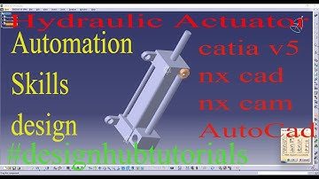 hydraulic actuator design  #designhubtutorials  #learn #designskills #softskills
